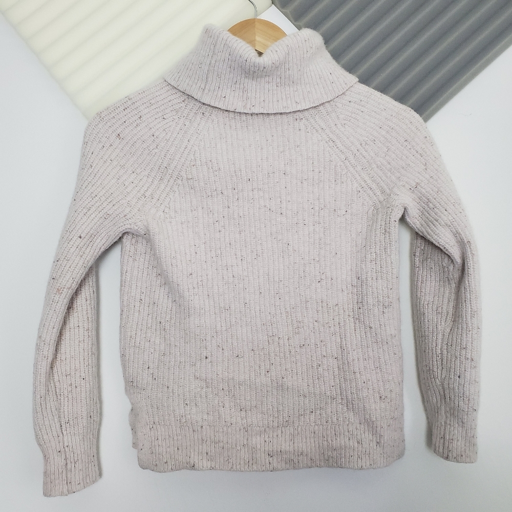 J. Crew | Beige cream turtleneck sweater Size XS